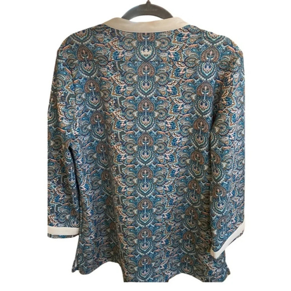 Peter Millar Paisley UPF50 Tunic Top Size Medium - Picture 4 of 8